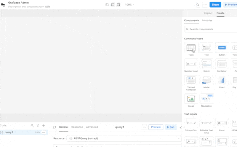 Create Table